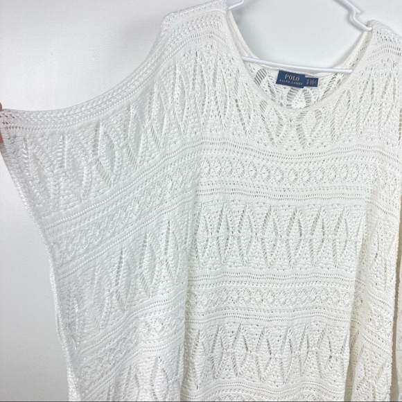 POLO RALPH LAUREN Crochet Knit Boho Cotton Top - Picture 7 of 15